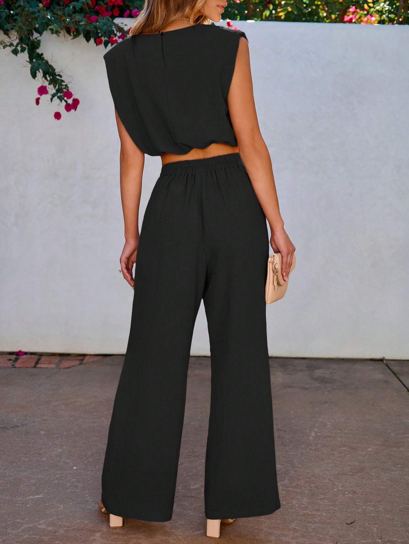 Solid Color Long Pants