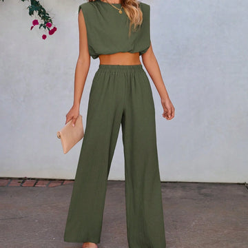 Solid Color Long Pants